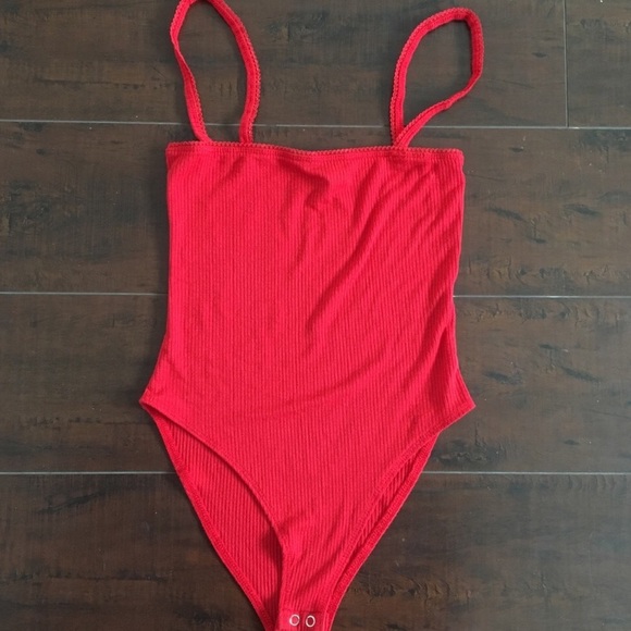 Forever 21 Tops - Red Bodysuit